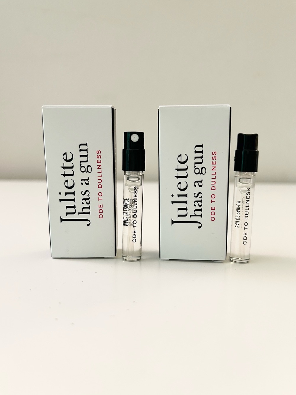 🌸JULIET HAS A GUN Ode To Dullness EDP Vial Spray Sample 1.7 mL x 2